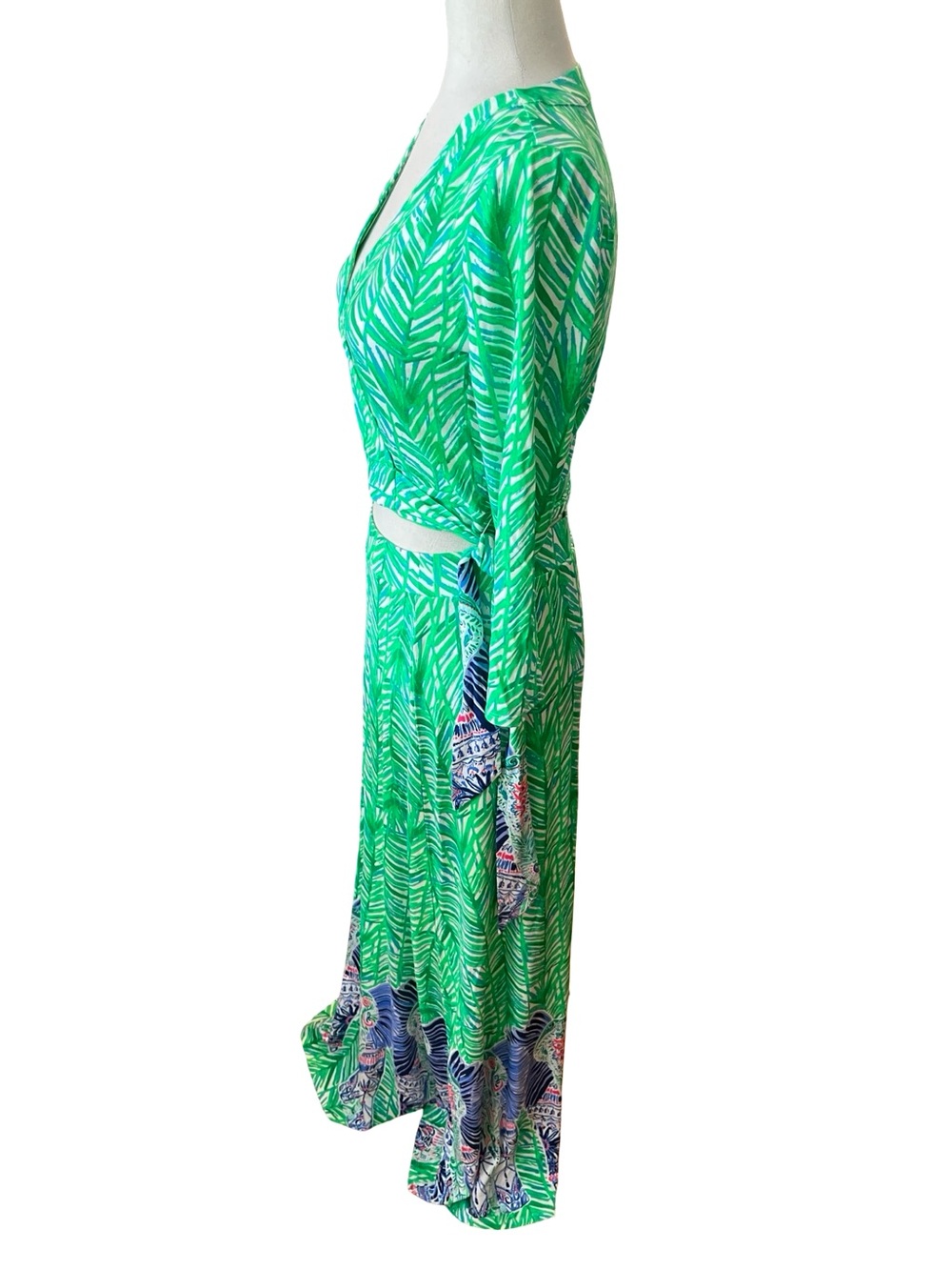 LILLY PULITZER Ruari Crop Top & Maxi Skirt Set In Toucan Green Costa Verde - Picture 9 of 15